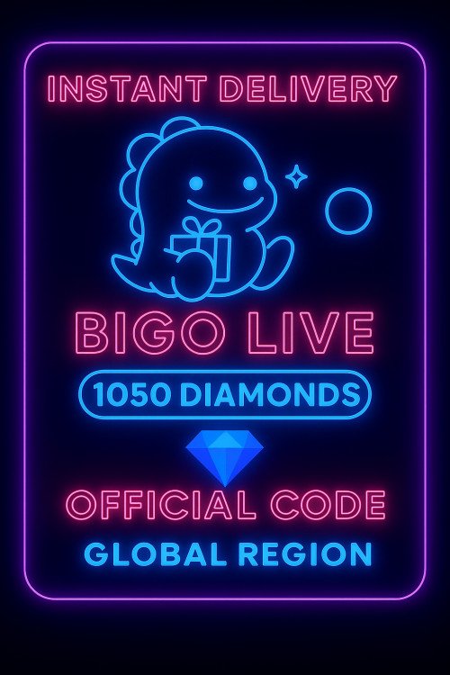 Bigo Live - 1050 Diamonds (Global)