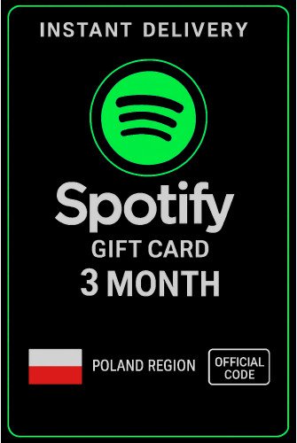 Spotify Gift Card Poland - 3 Month PL