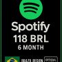 Spotify Brazil 118 BRL - 6 Month
