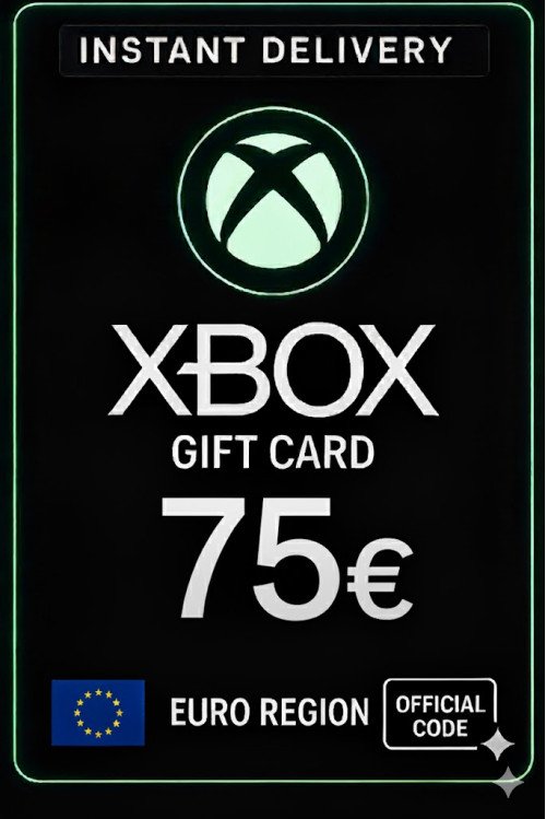 Xbox Live Gift Card 75 Euro Wallet
