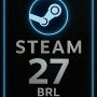 Steam Wallet Code Brazil 27 BRL