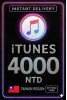 iTunes Gift Card Taiwan - 4000 NTD (TW)