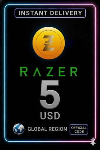 5 USD Razer Gold Global Pin