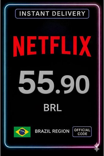 Netflix Gift Card 55,90 BRL BR