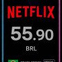 Netflix Gift Card 55,90 BRL BR