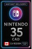 Nintendo eShop Prepaid Card - 35 CAD
