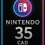 Nintendo eShop Prepaid Card - 35 CAD