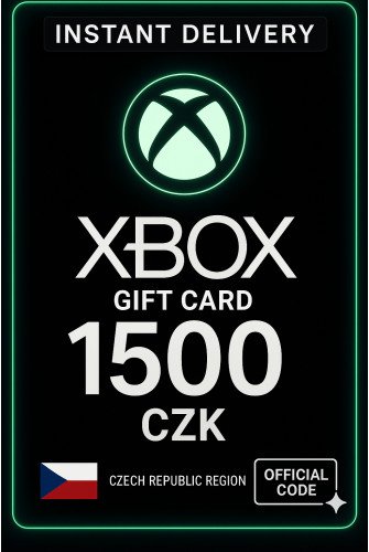 XBOX Live Card Czech Republic - 1500 CZK