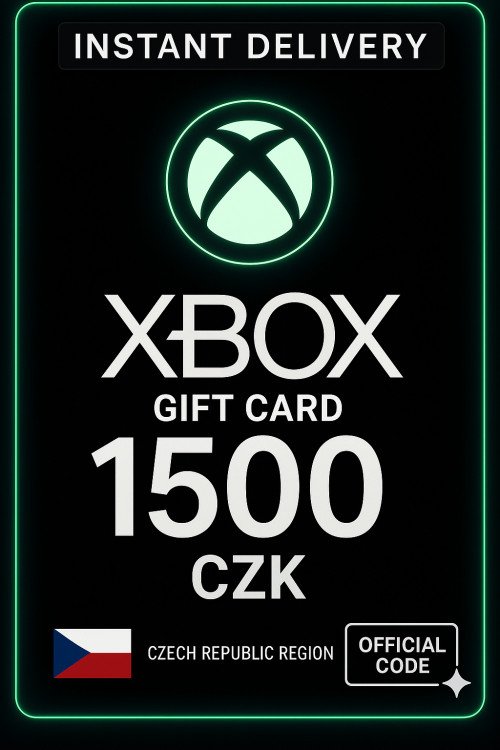 XBOX Live Card Czech Republic - 1500 CZK