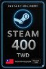 Steam Wallet Taiwan 400 TWD
