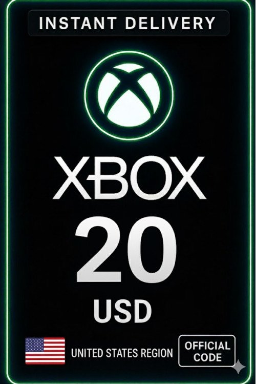 Xbox Live Gift Card 20 Usd Wallet