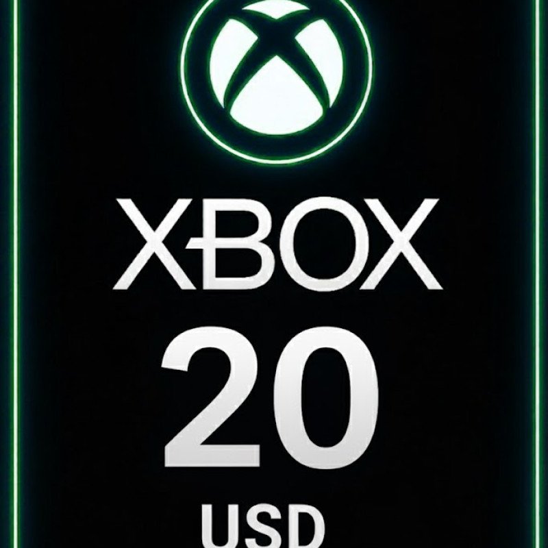 Xbox Live Gift Card 20 Usd Wallet