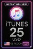 iTunes Gift Card - US$ 25