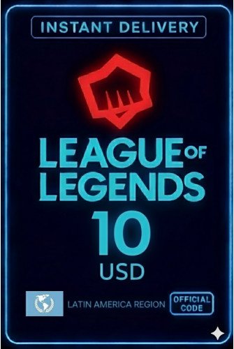 League Of Legends - 10 Usd Riot Gift Card