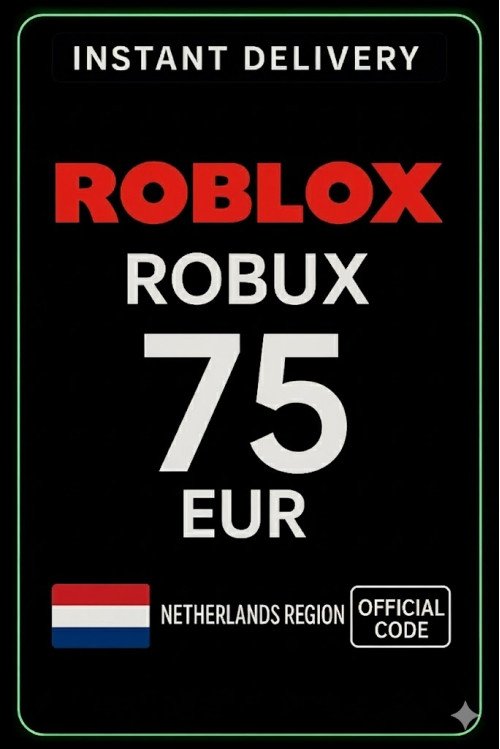 Roblox 75 EUR Game Card (NL)
