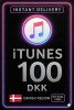 iTunes Gift Card 100 DKK