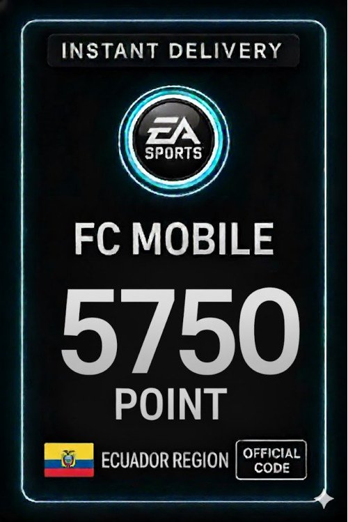 FC Mobile 5750 Points - Ecuador