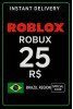 Roblox R$25 Gift Card