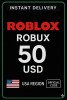 Roblox 50 usd Game Card (US)