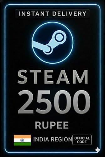 Steam Wallet Code 2500 Rupee India