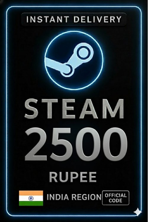 Steam Wallet Code 2500 Rupee India