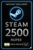 Steam Wallet Code 2500 Rupee India