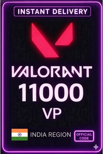 Valorant Points - 11000 VP (India) [Promo]