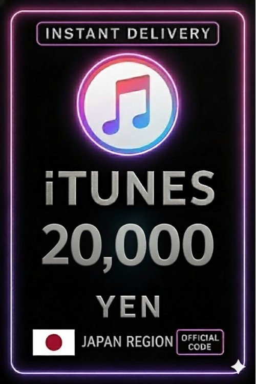 iTunes Gift Card 20000 Yen JP