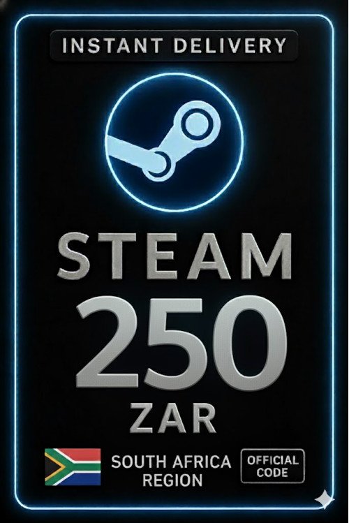 Steam Wallet 250 ZAR - (South Africa)
