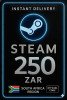 Steam Wallet 250 ZAR - (South Africa)