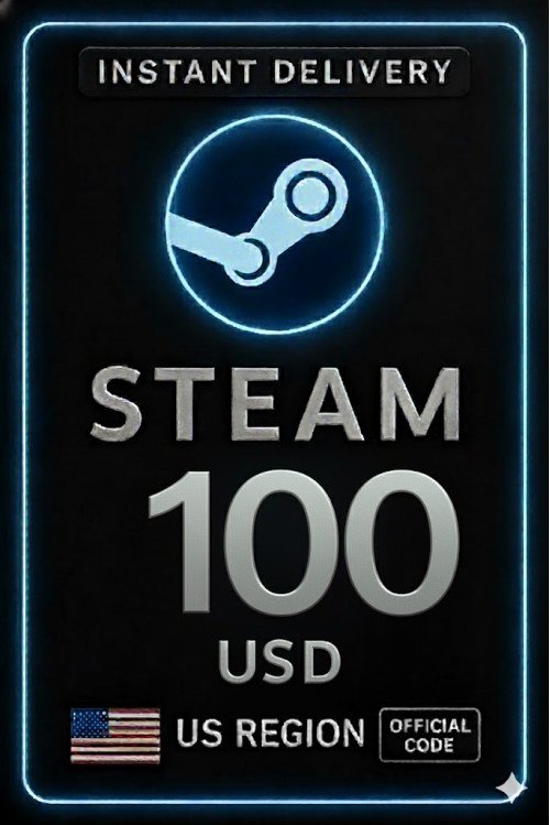 Steam Wallet Card 100 USD