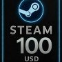 Steam Wallet Card 100 USD