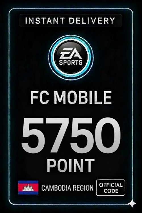 FC Mobile 5750 Points - Cambodia