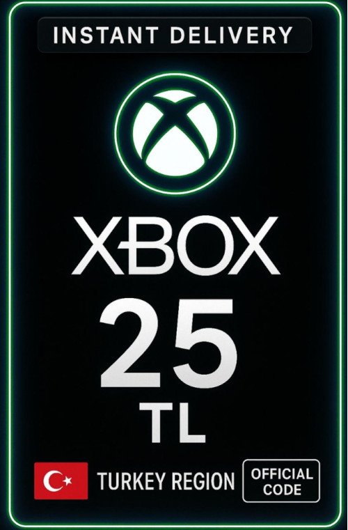Xbox 25 TL Hediye Kartı ( Türkiye )