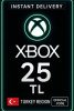 Xbox 25 TL Hediye Kartı ( Türkiye )
