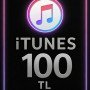 iTunes Hediye Kartı 100 TL Bakiye
