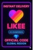 Likee 42 Diamonds Code - 1$
