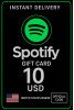 Spotify Gift Card - 10 Usd