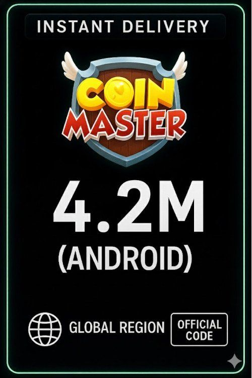 Coin Master 4.2 M Coins (Android Turkey)