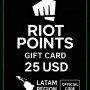 Riot Points Latam America - 25 USD