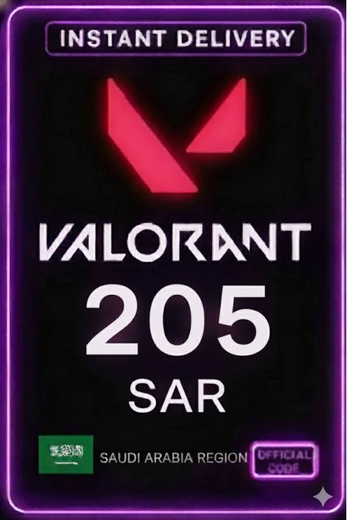 Valorant Points 205.00  Wallet  SA