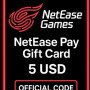 NetEase Pay Gift Card - 5$ USD