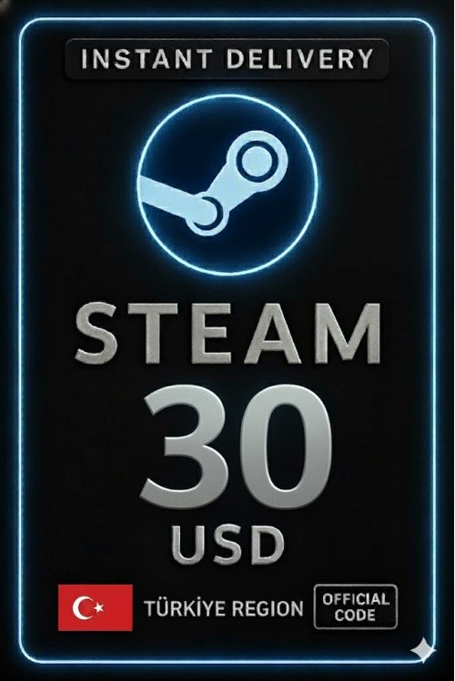 Steam Cüzdan Kodu - 30$ (Türkiye)