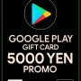 Google Play Gift Card - Japan YEN 5000 PROMO