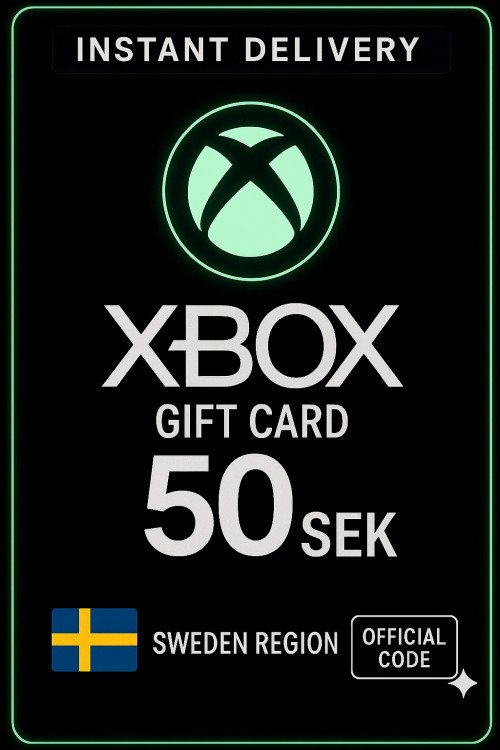 XBox Live Gift Card Sweden - 50 SEK