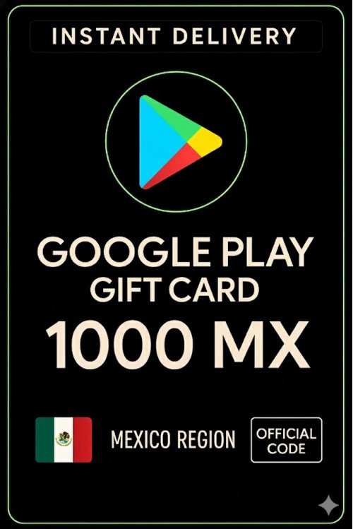 Google Play Gift Card - Mexico MX 1000
