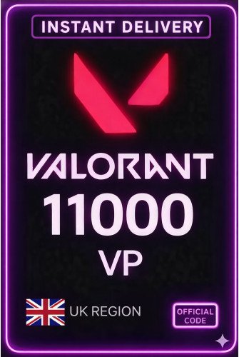 Valorant Points - 11000 VP (UK Seerver)