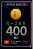 Razer Gold Hong Kong 400HKD