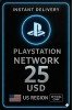 Playstation PSN Card 25$