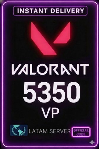 Valorant Points - 5350 VP (Latam Server)